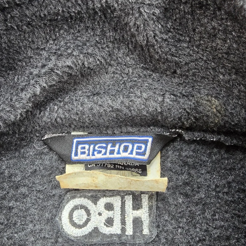 Vintage HBO Inside the NFL Quarter Zip Fleece Pullover Sweater Mens Large